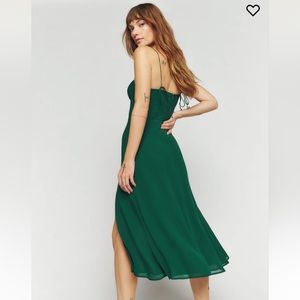 Reformation Juliette Dress in green